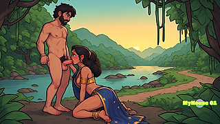 Pushpa and Srivalli romance in jungle
