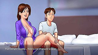 Desi Aunty Make Hot Seen In Summer Time Saga With Car Toon