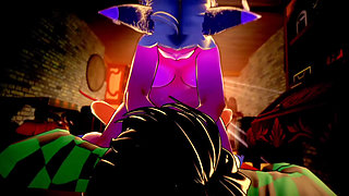 Tanjiro kamado fuck two demon girl pussy