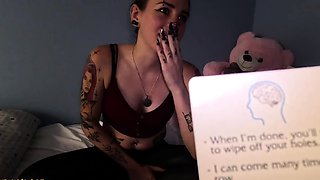 Card Game turns into CREAMPIE Amateur Emo Teen