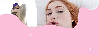 Hot 4'11 lil blonde teen Alice Pink banged by Big Dick boyfriend - exxxtra petite fetish