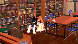 Watchin Kuroka & Irina Lesbian Sex - Dxd Ntr Madness Series