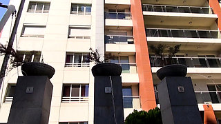 Black Monster Cock Pounds Two Slutty Bitches in Double Doggy