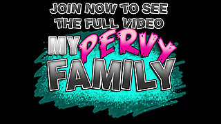 MyPervyFamily - Horny Teen Wants to Try Stepdad's HUGE Cock - Becky Summers