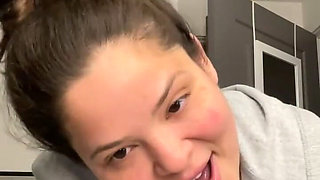 Bts: Chubby Dani Cums Hard on Live Stream