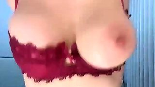 Emo Teen Show Her Big Boobs on Webcam
