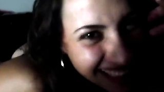 Homemade Facial - Sperm Loving Amateur's Blowjob Delight