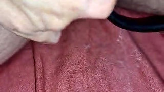 Masturbation and inflatable plug