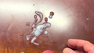 NurseTheWino Edges and Cums Big Load on Desk