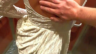 Horny MILF Flashes Pussy and Ass at Bar and Hotel