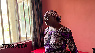 MY SLUTTY NEIGHBOR WIFE WANTS A TEST OF MY GIANT AFRICAN COOCK