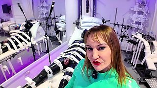 MISTRESS MIRANDA - Chastity Rubber Gloves FemDom