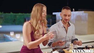 Blonde Angel Youngs Fucked Hard By Big Dick - Blowjob, Facial & Doggystyle with Milan