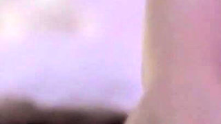 Teen with small tits is masturbating
