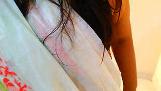 Desi BBW Mature Maid Gets Cumshot by Owner's 19y Old Stepson While Sweeping the Room - Huge Butts & Big Boobs Anal Fucked & Cum