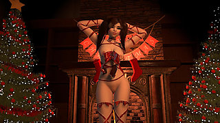 D.va Christmas Gift - Overwatch Porn Parody