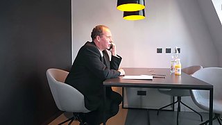 Cheating with Angry boss who fucks my ass rough and film me