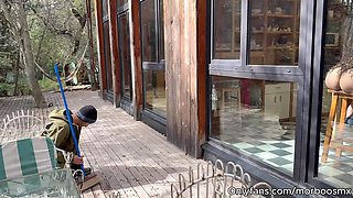 Cuban cuckold guzzles milk from unknown latin ft. AddyRosseok