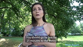 POV clip with hot Valentina Bianco from Public Agent