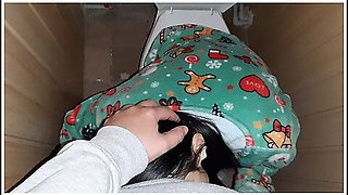 I Didnt Wait For Her To Come Out Of The Toilet And Went Into Her Toilet To Fuck Her In The Mouth (quick Sex With Russian Conversations)
