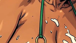 3D Cum on Breasts Art