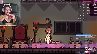 ExotiqFox JOI Solo Masturbation - Cute Asian Gamer Girl Live Stream Part 1