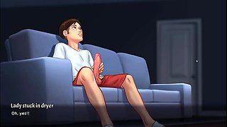 Hot Step Sister Fucks Anon in Summertime Saga 3D Cartoon Sex Game