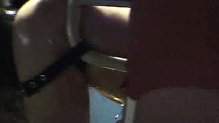 Fetish ass toyed and rimmed in a freaky scene