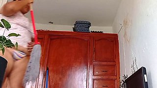 Karmicoxv Confesses Thong Panties for Room Cleaning