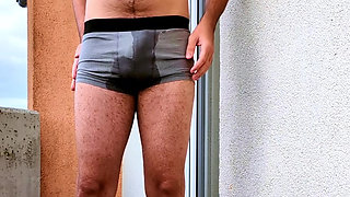 Hot Boy Relieves himself - Outdoor Piss Compilation