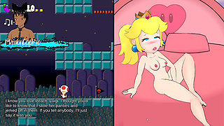 Luigi's Camera - Watching Princess Peach Finger Her Pussy