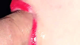 The Best Pig Mouth Close-up Smoking, Beautiful Oral Lip Cream and Huge Banging in a Moving Comb