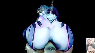 Jizzing, animation, assfuck