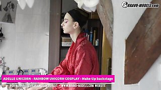 Adelle Unicorn and Adelle's babe clip by Bravo Models