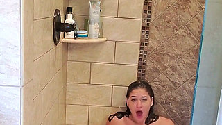 Hot Shower Shaft up My Cum Hole!