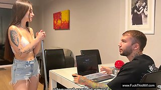 Chavita Grimaldi Is A Uruguayan Maid With Cute Natural Tits Who Fucks Best