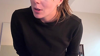 Canadian Hottie Gets off in the Drive Thru!