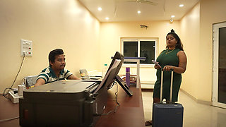 Step Stepsister and Stepbrother Enjoy in Hotel