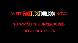 Hot Blonde Teen Take Huge Cock Upside Down Sloppy Deepthroat Gagging