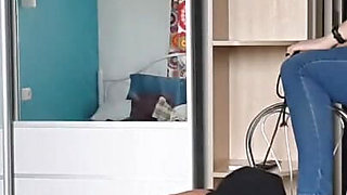 Masked female dominates her pet slave: Part 1