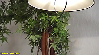 Cute extreme sexy redhead milf in her first erotic pee lesson