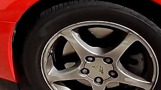 Corvette Revving Gets Her Motor Hot