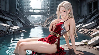 The Woman in the Leather Dress Had an Orgasm in the Ruins