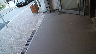 A Pretty 20-year-old Slut Gets Fucked by Two Strangers.