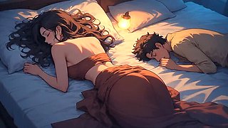 Indian Bhabhi Fucked Hard Doggystyle at Night - Desi Sister in Law Silent Sex Animation