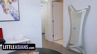 Small asian student has a plan of having porno with her hung teacher and it works - tiny asians