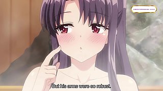 Teacher’s cock gets stroked & sucked by sweaty harem girls in hot outdoor bath (Subbed)