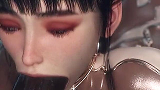 Nympho Slut Takes Intense Double Penetration From Two Monster Black Cocks