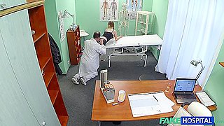 Pervy Doctor Licks Pussy And Ass Of Young Female Patient