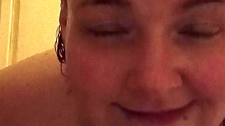 In the shower